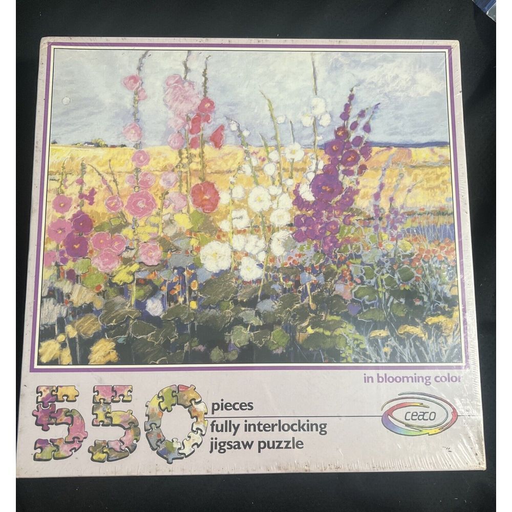 Ceaco 550 Pc Puzzle In‎ Blooming Color 18x24 #2007 Wild Flowers 1987 Myla Keller